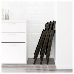 Фото4.Стілець розкладний, чорний TERJE IKEA 002.224.40